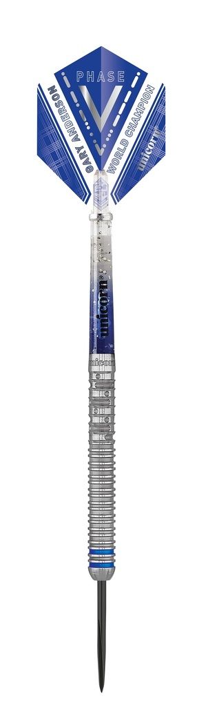 Unicorn W/C Gary Anderson Phase 5 Steel Tip Dart Set 90% Tungsten