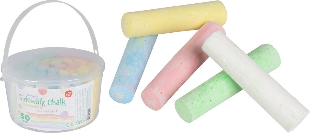 CHAMP Jumbo Strassenkreide, 50 Stück