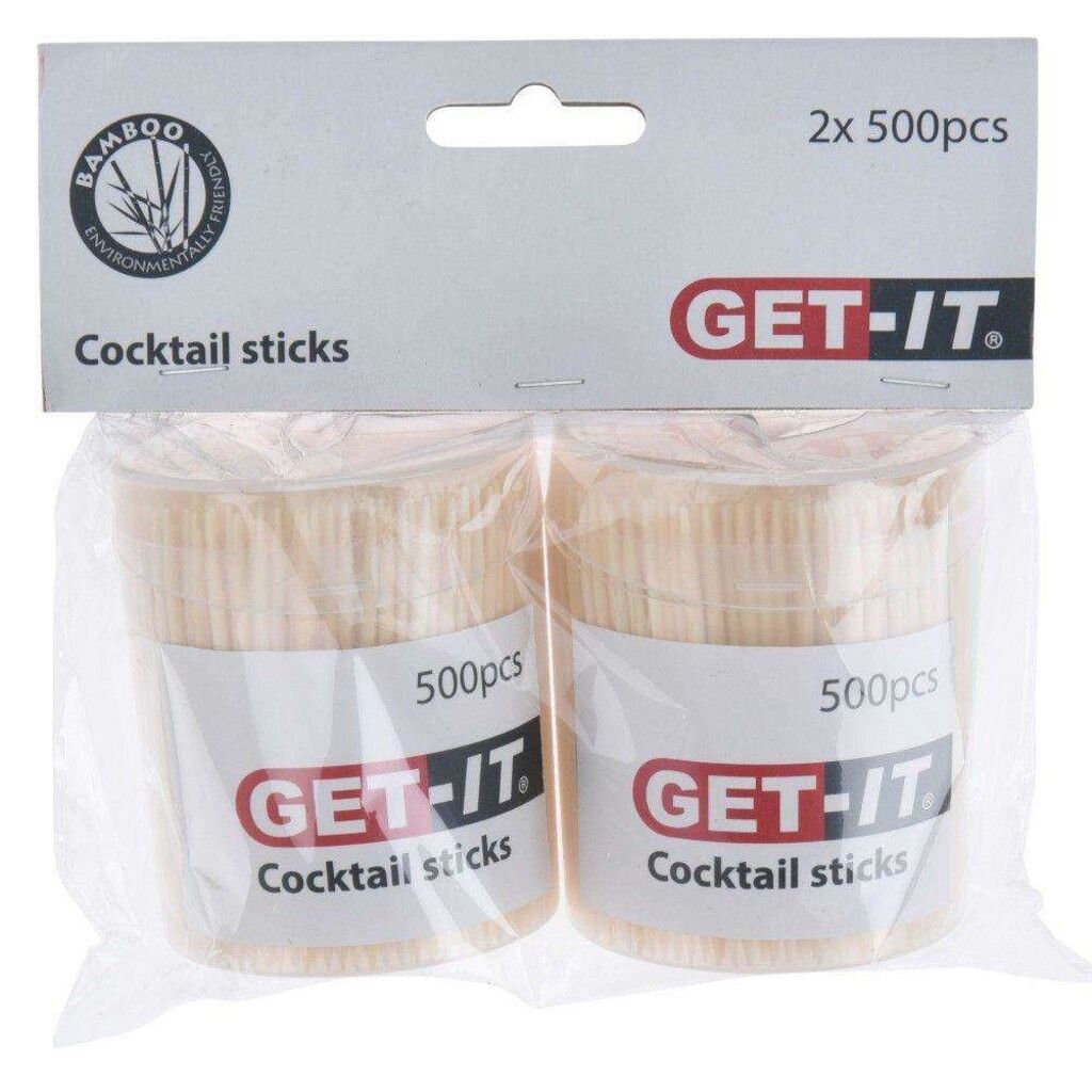 GET-IT Cocktailspiesse, 2 x 500 Stk.