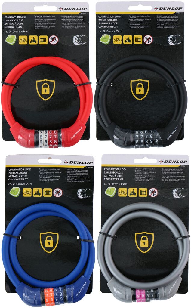 Dunlop Zahlenschloss