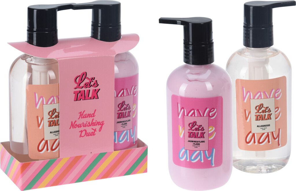 Let&#39;s Talk Handseife und Handcreme Set