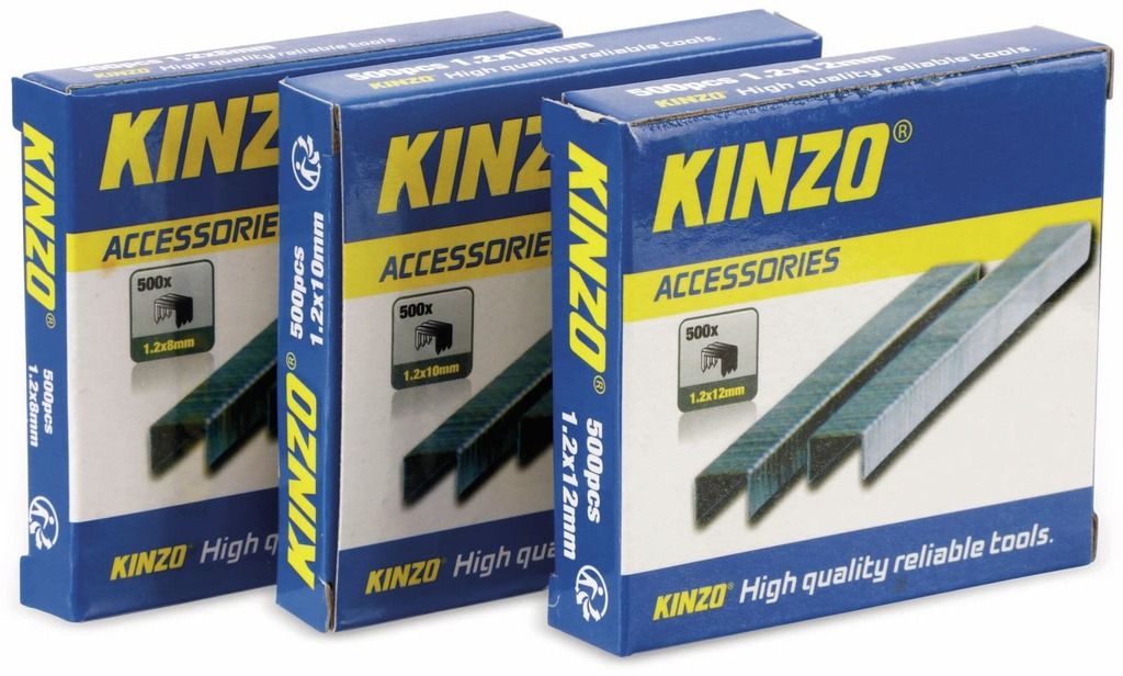 Kinzo Heftklammern Set 3x500 Sück