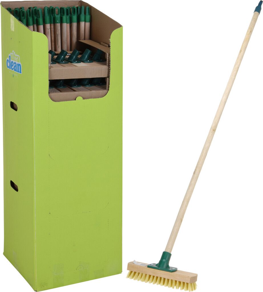 ultra clean Schrubber mit Holzstiel