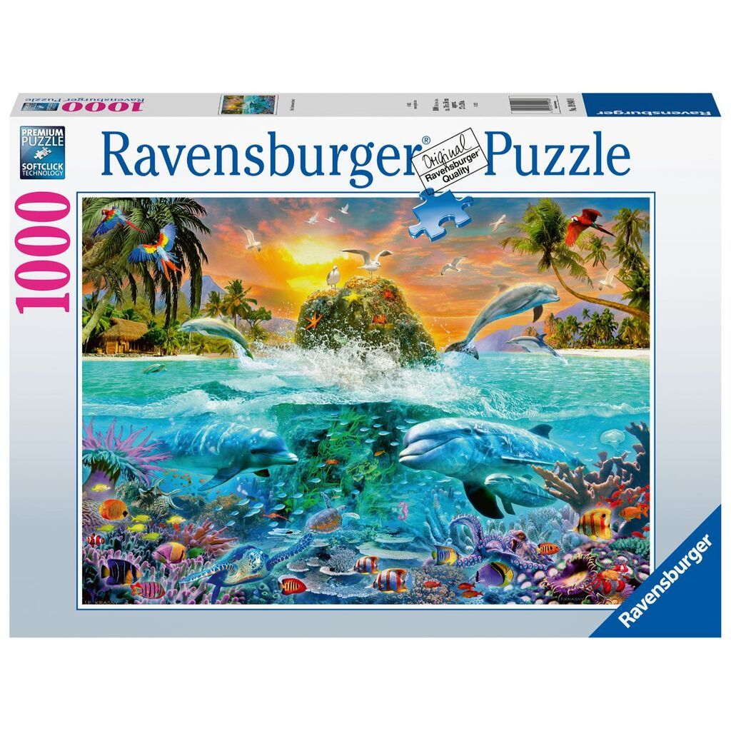 Ravensburger Puzzle &quot;Die Unterwasserinsel&quot; 1000 Teile