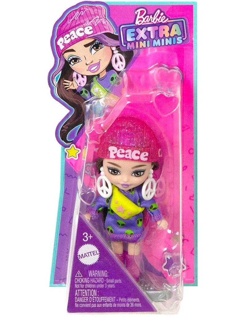 Mattel Barbie Extra Mini Minis Puppe - Peace Alien