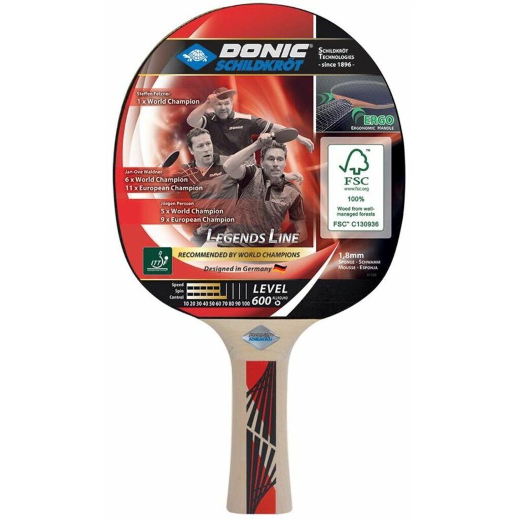 Donic-Schildkröt Tischtennisschläger Legends 600