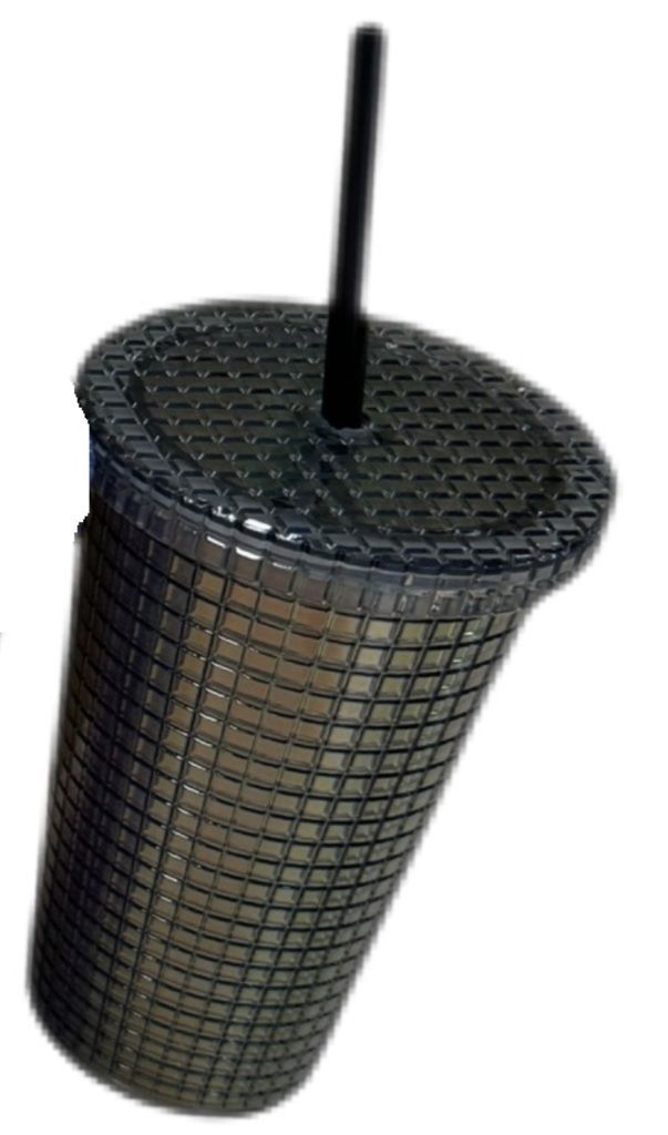 CHAMP Trinkbecher mit Strohhalm