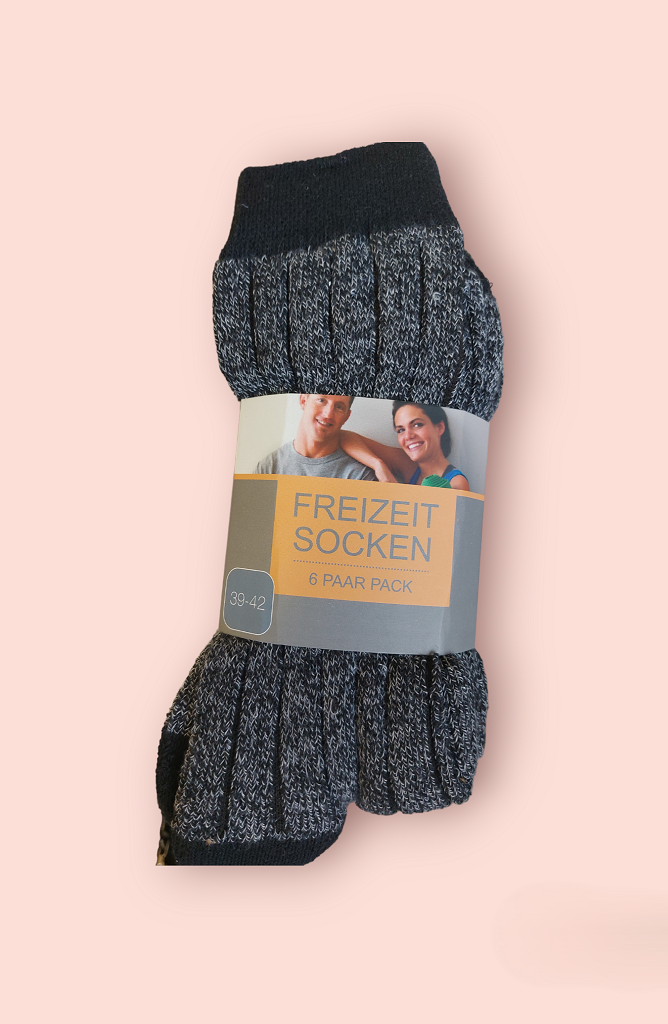 CHAMP Herren Thermo / Freizeit Socken 6-er Pack
