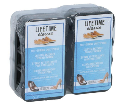 Lifetime Selbstglanz-Schuhschwamm, 2 Stk.
