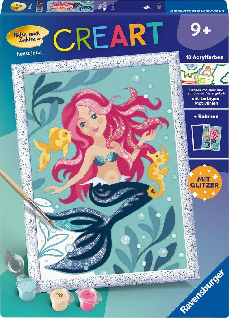Ravensburger Malen nach Zahlen Meerjungfrau
