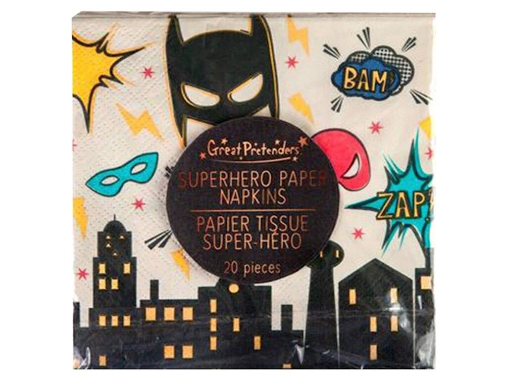 Creative Education of Canada Cocktail-Servietten &quot;Superhero&quot;