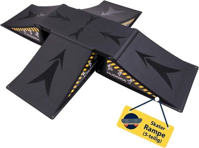 Set rampe per skater Hudora, 5 pezzi