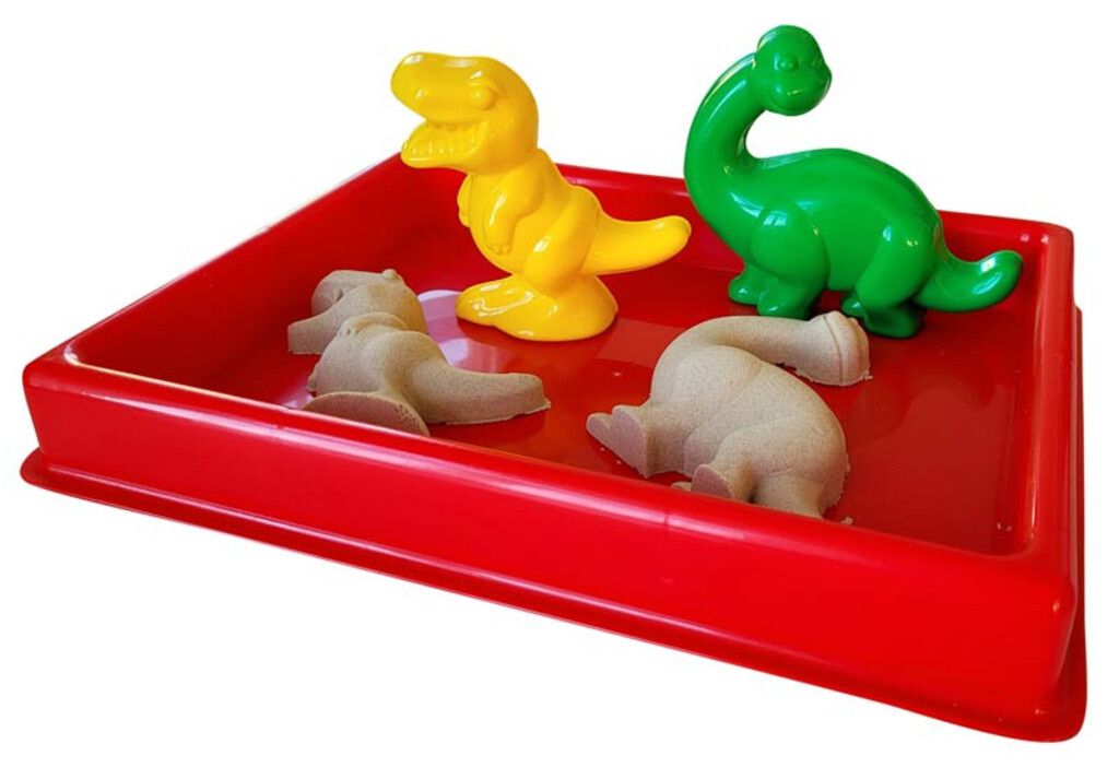 Gowi Sandspielzeug Dinoförmchen-Set 4