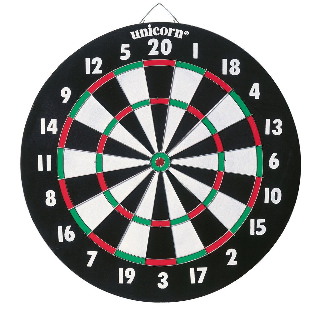Unicorn Papier Dartboard 17&quot;x 3/4&quot;XL