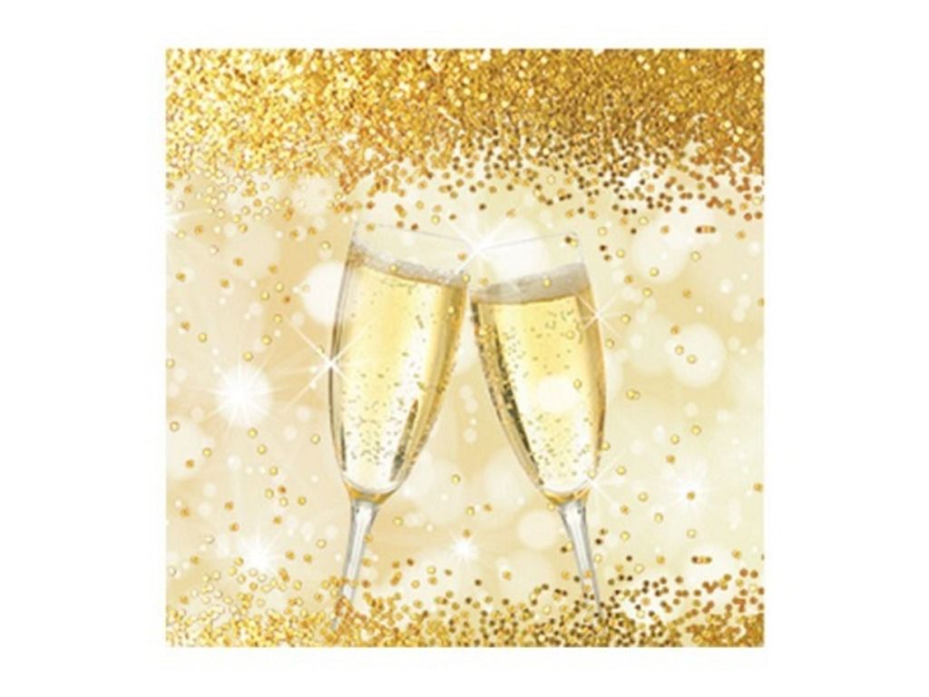 Braun&amp;Company Papier-Servietten &quot;Sparkling Moment&quot;