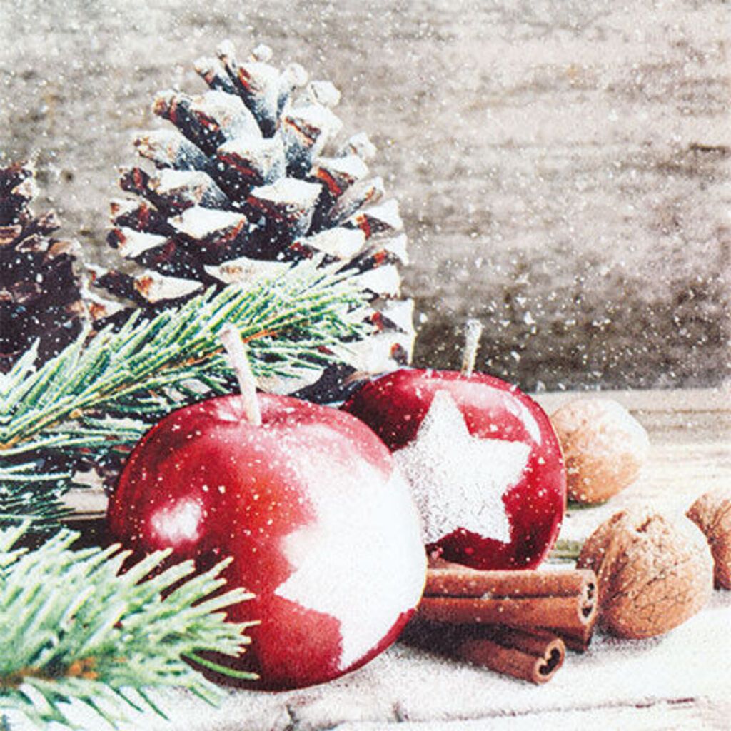 Carl Dietrich Servietten Weihnachten &quot; Apple Luck&quot;