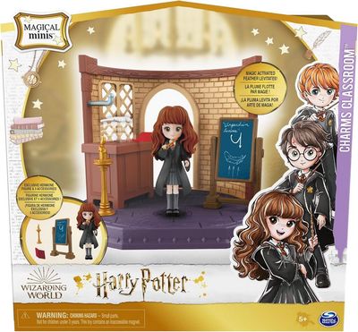 Spinmaster Harry Potter – Magical Minis Charms Klassenzimmer mit Hermine Granger Figur