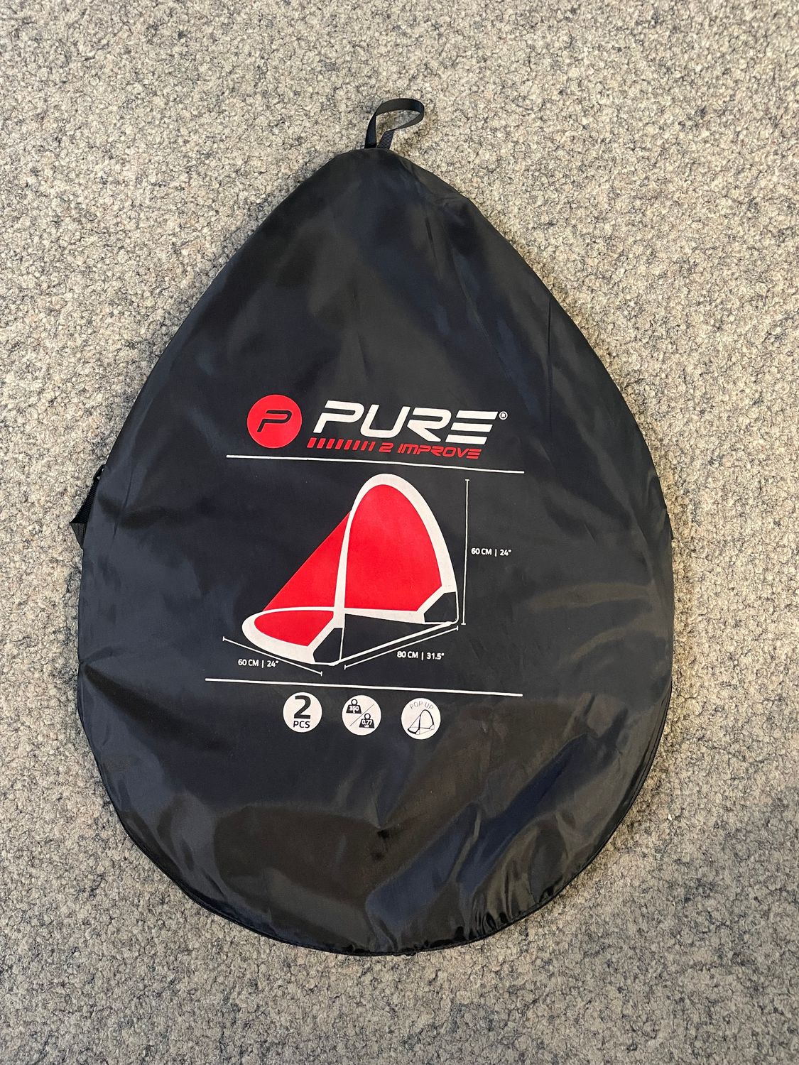 Pure2improve 2er Set Pop-Up Fussball Tor