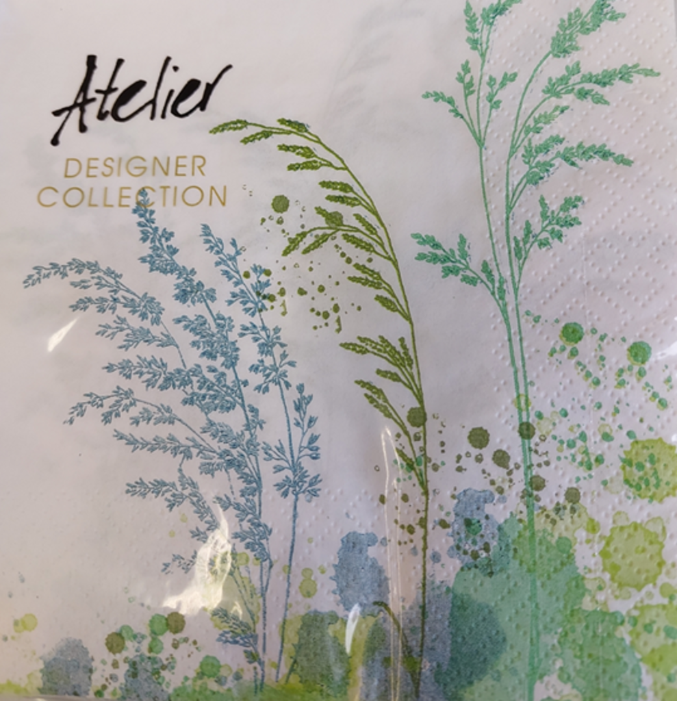 Braun&amp;Company Papierservietten &quot;Gräser im Wind&quot;