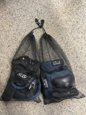 Hudora Biomechanisches Protektoren-Set Comfort (blau, M)