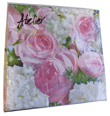 Braun&amp;Company Papierservietten &quot;Rosen&quot;