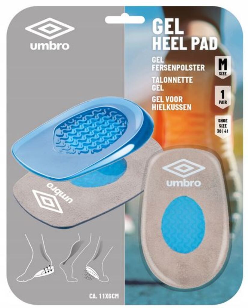 Umbro Gel-Fersenpolster, 1 Paar