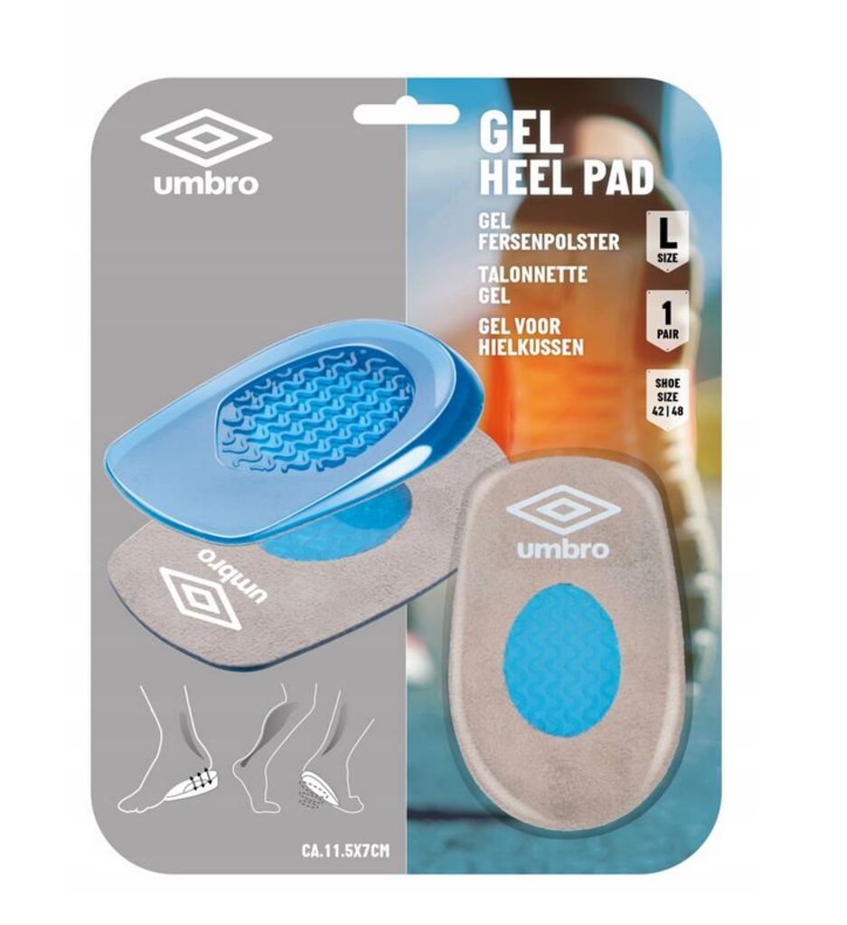 Umbro Gel-Fersenpolster, 1 Paar