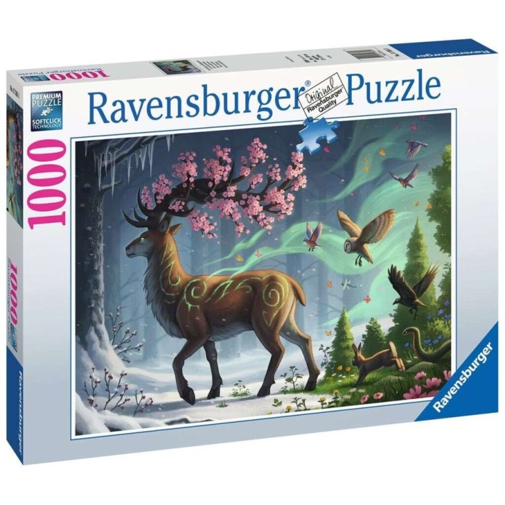 Ravensburger Hirsch als Frühlingsbote