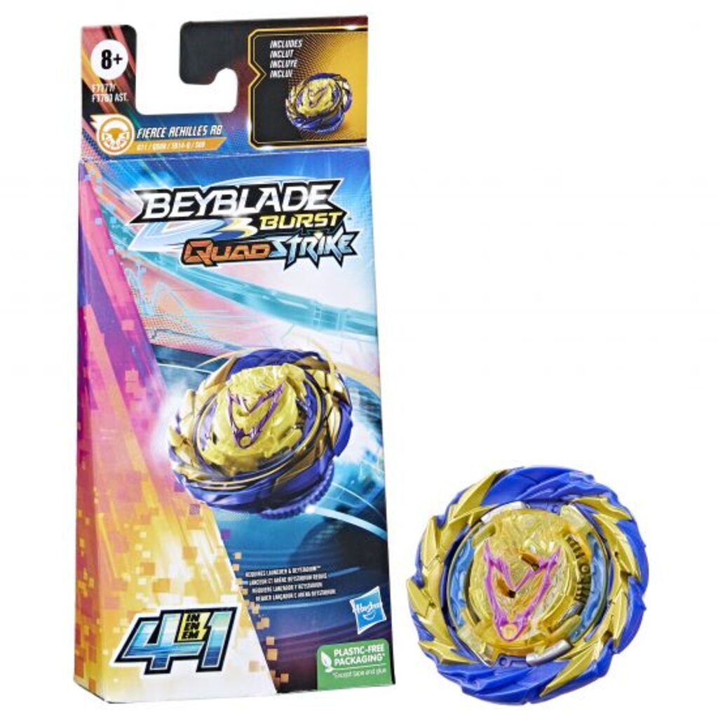 Hasbro Beyblade Burst QuadStrike Fierce Achilles A8 