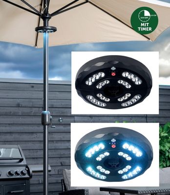 CHAMP Sonnenschirm Beleuchtung 