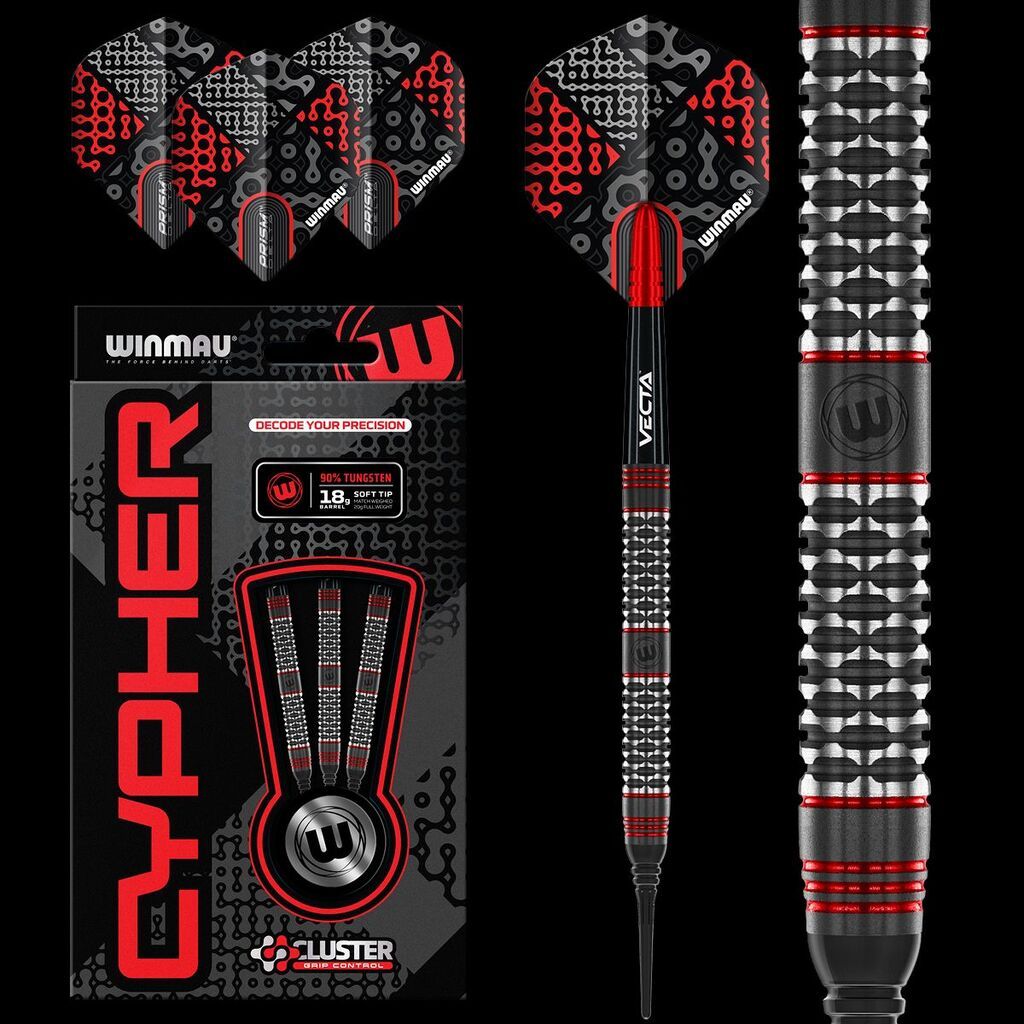 Winmau Cypher Soft Tip Dartpfeile 20G