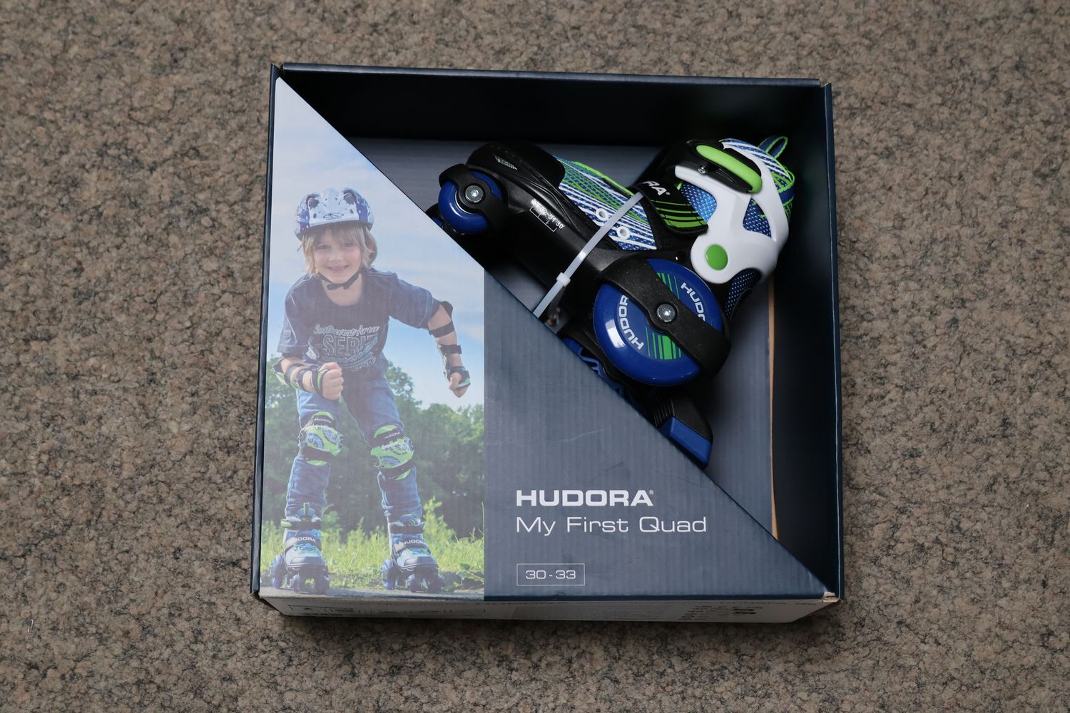 Hudora My First Quad Boy (blau/grün, 30-33)