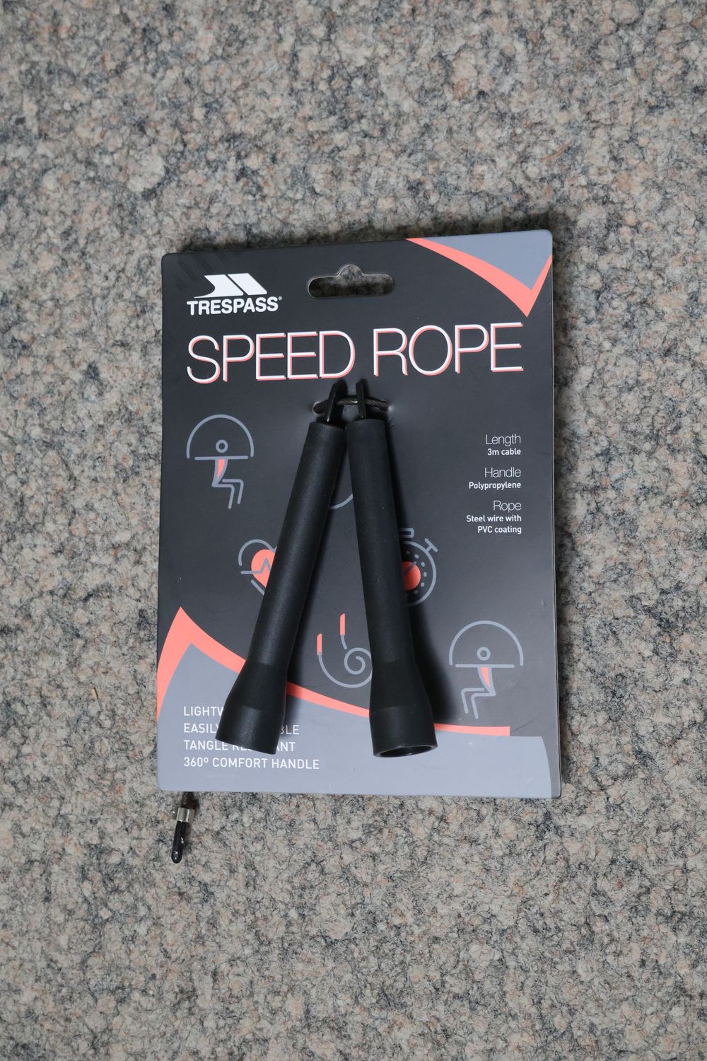 Trespass SKIP - Fitness Speed-Springseil 3m