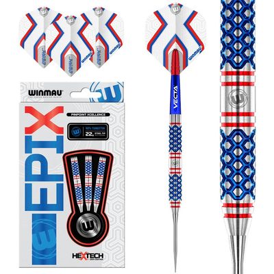 Winmau Epix Steel Tip Dartpfeile 22G