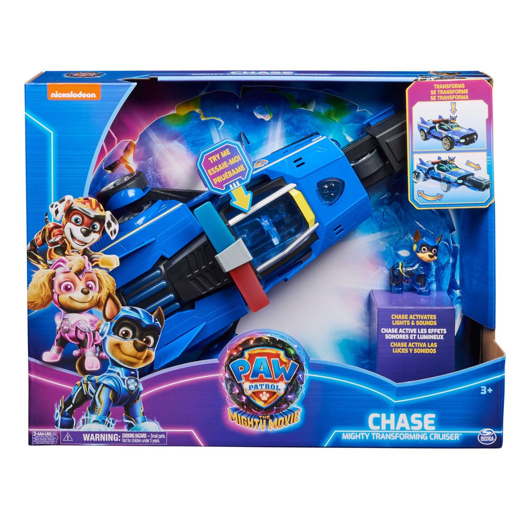 Spinmaster Paw Patrol: The Mighty Movie - Jage den mächtigen transformierenden Cruiser 