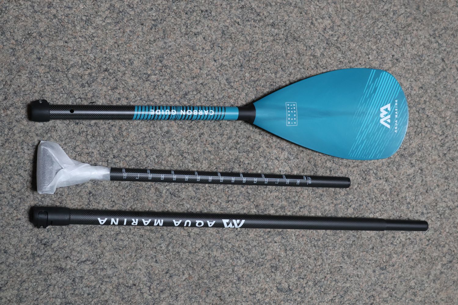 Aqua Marina CARBON GUIDE - Verstellbares Carbon/Fiberglas iSUP Paddel