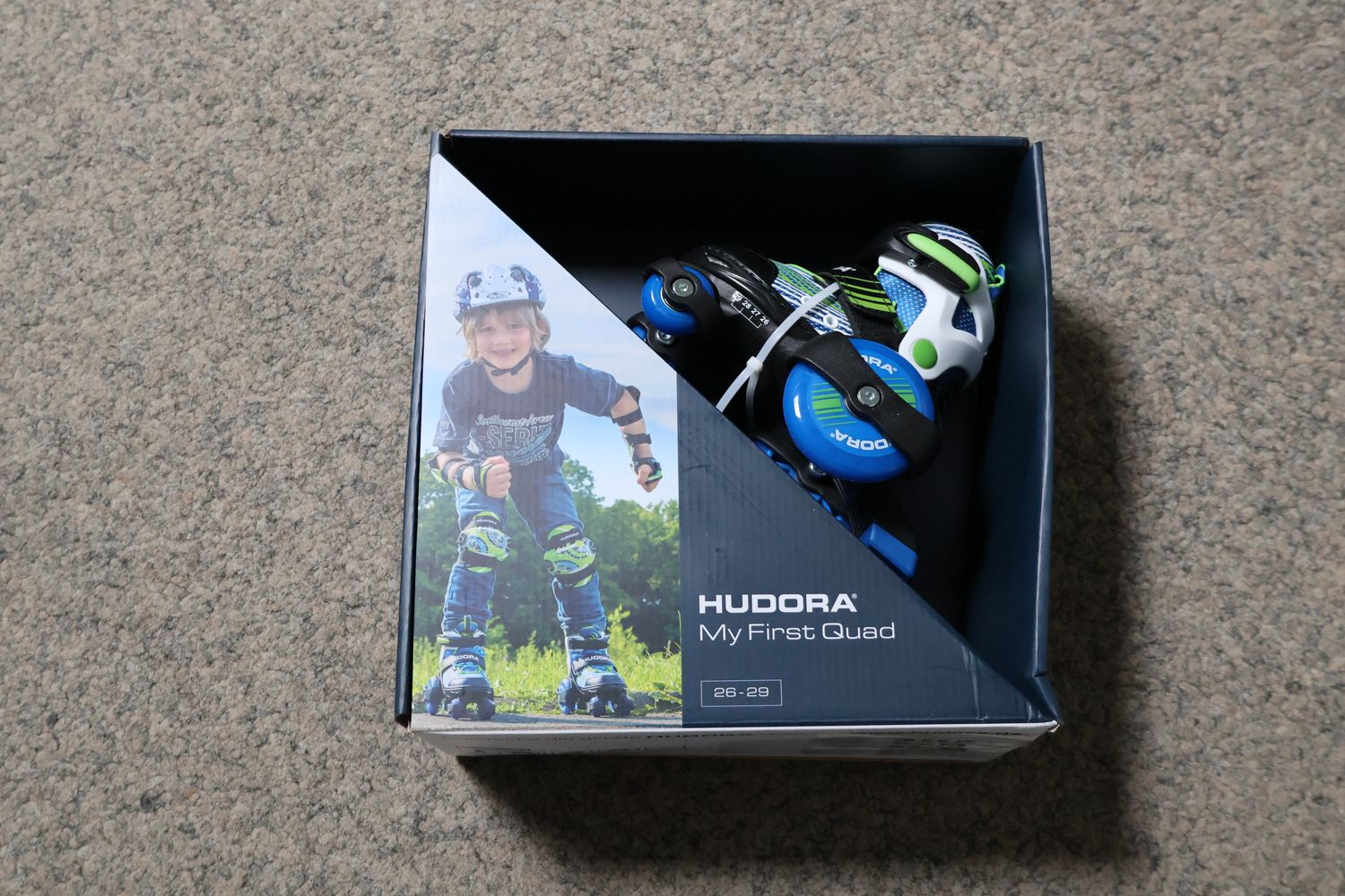 Hudora My First Quad Boy (blau/grün, 26-29)