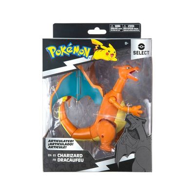 Jazwares Pokemon Gelenkiges Glurak Select Figur