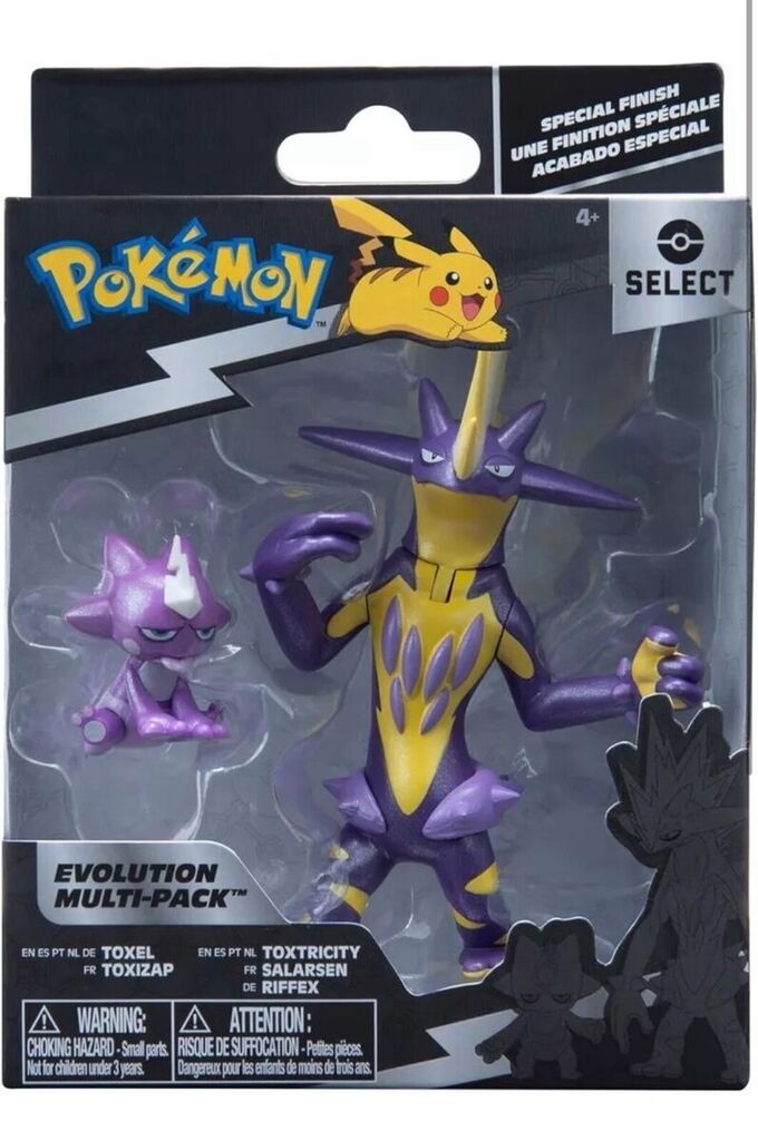 Jazwares Pokémon Select -Evolution Pack: Toxel und Toxtricity