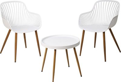 CHAMP Gartenmöbel Set 3 teilig