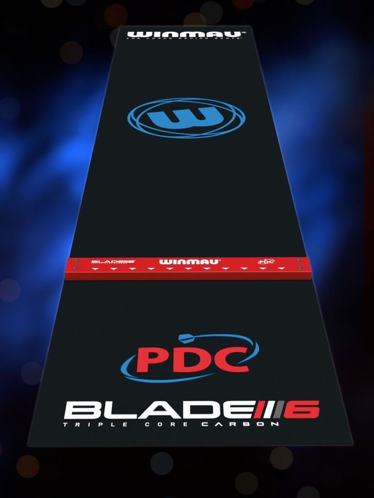 Winmau Pro Zone Precision PVC Dartmatte mit integrierter Oche