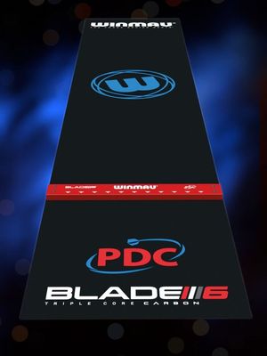 Winmau Pro Zone Precision PVC Dartmatte mit integrierter Oche