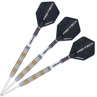 Unicorn Pro-Tech Style 3 Steel Tip Dart Set - 90% Tungsten 25G