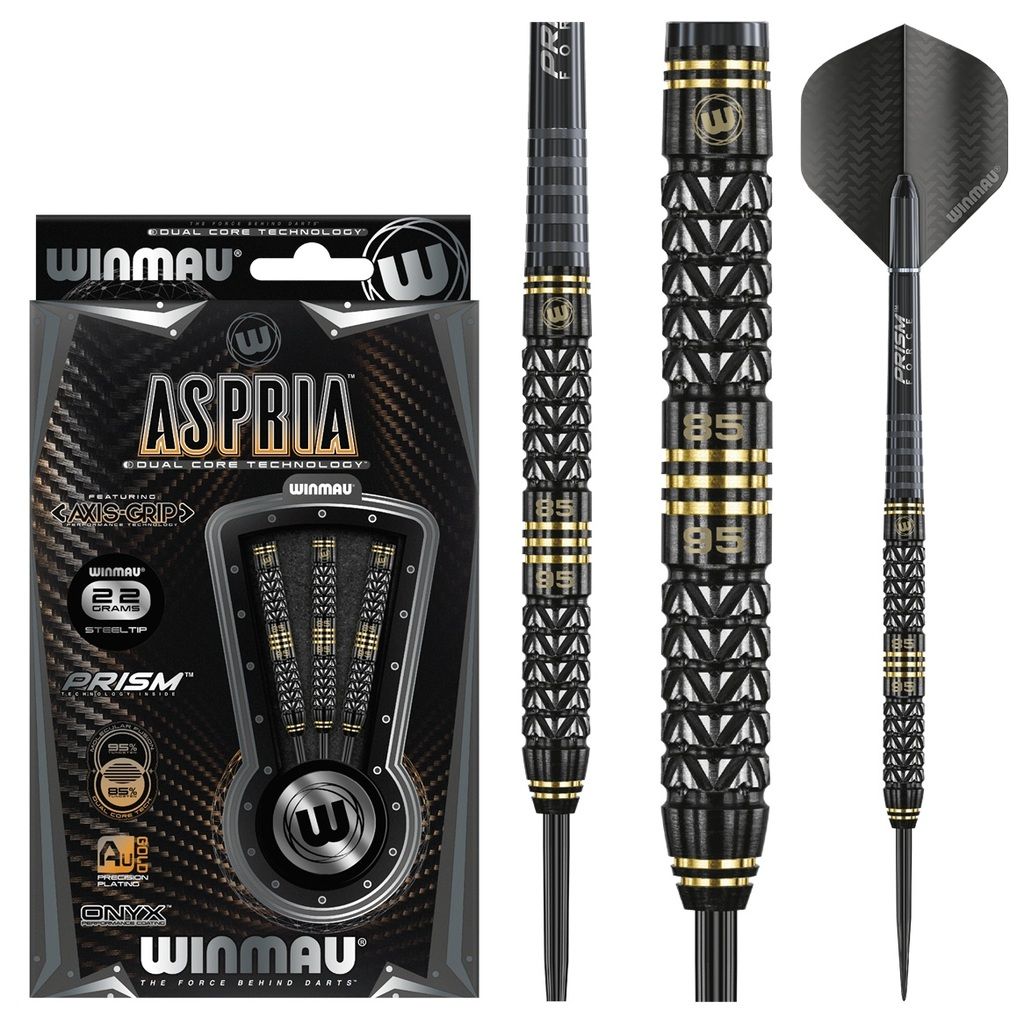 Winmau Aspria Steel Dartpfeile 22G