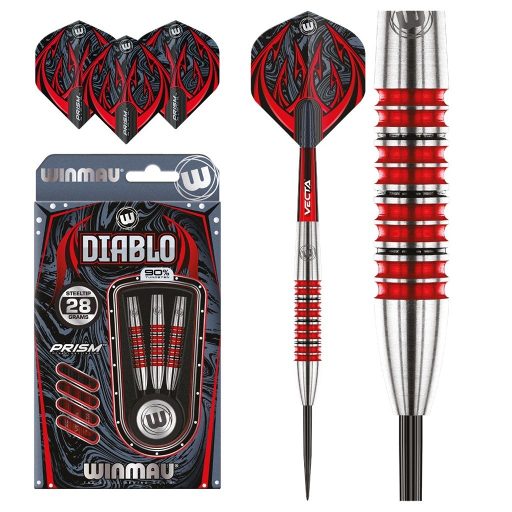 Winmau Diablo 1 Steel Dartpfeile 28G