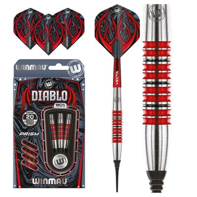 Winmau Diablo 1 Soft Tip Dartpfeile 20G
