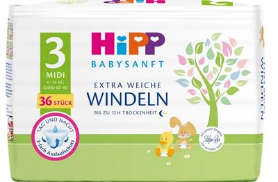 HIPP Windeln 36er Pack, Grösse 3 