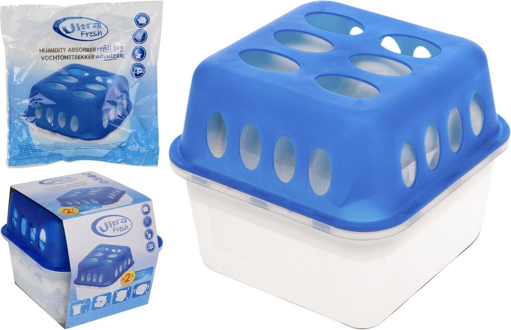 Ultra Fresh Luftentfeuchter Box mit Nachfüllbeutel
