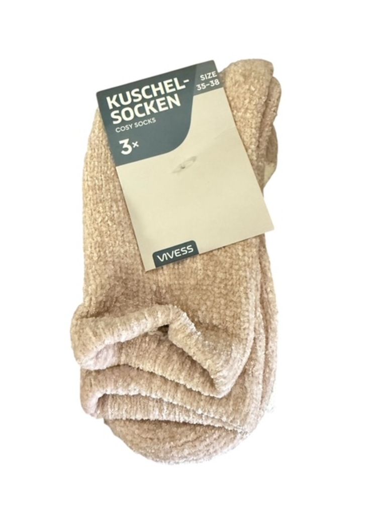 VIVESS Kuschelsocken Unisex 3er Pack