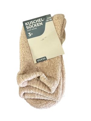 VIVESS Kuschelsocken Unisex 3er Pack